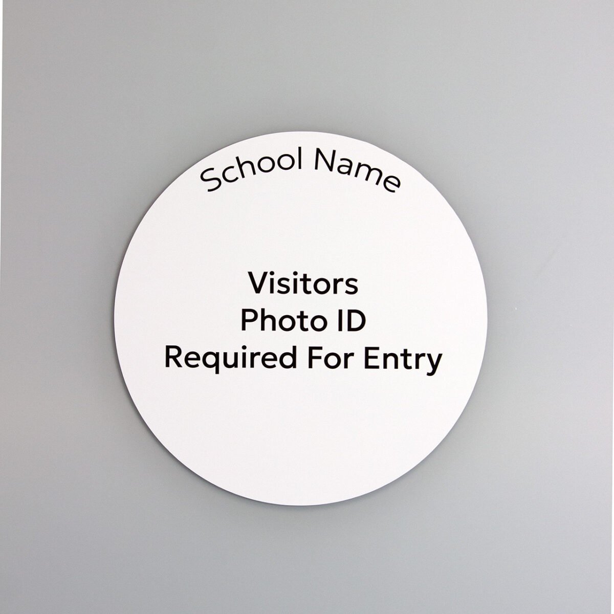 Custom Circle Buzzer Door Sign (Pack of 2)