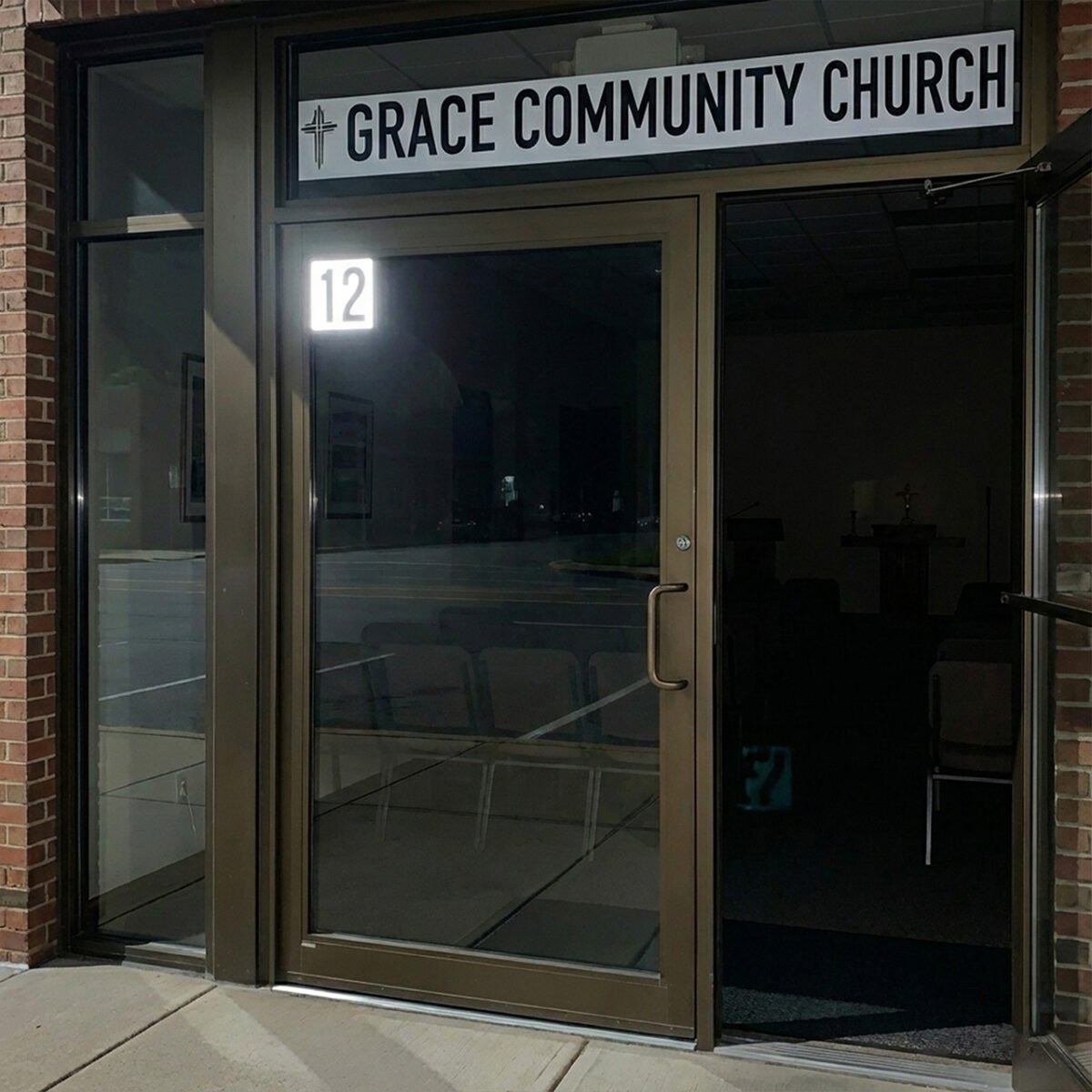 3" x 4.5" Reflective Security Door Numbers (Pack of 5)