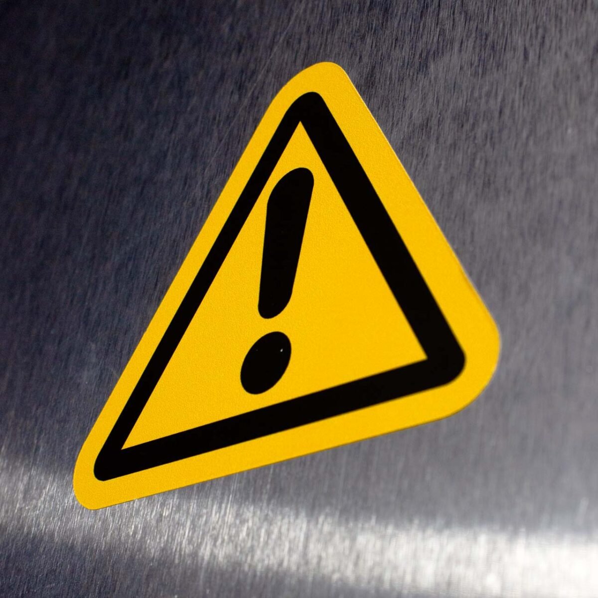 "Caution" Decal – ANSI/ISO W001 (10 Pack)