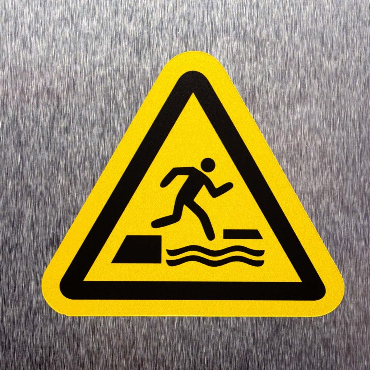 IMG_5799 "Falling Into Water" Decal – ANSI/ISO W068 (10 Pack)