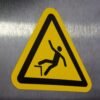 "Fall Hazard" Sign – ANSI/ISO W008