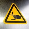 "Crush Hand Hazard" Sign – ANSI/ISO W024