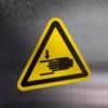 "Crush Hand Hazard" Sign – ANSI/ISO W024