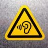 "High Volume Hazard" Sign – ANSI/ISO W087