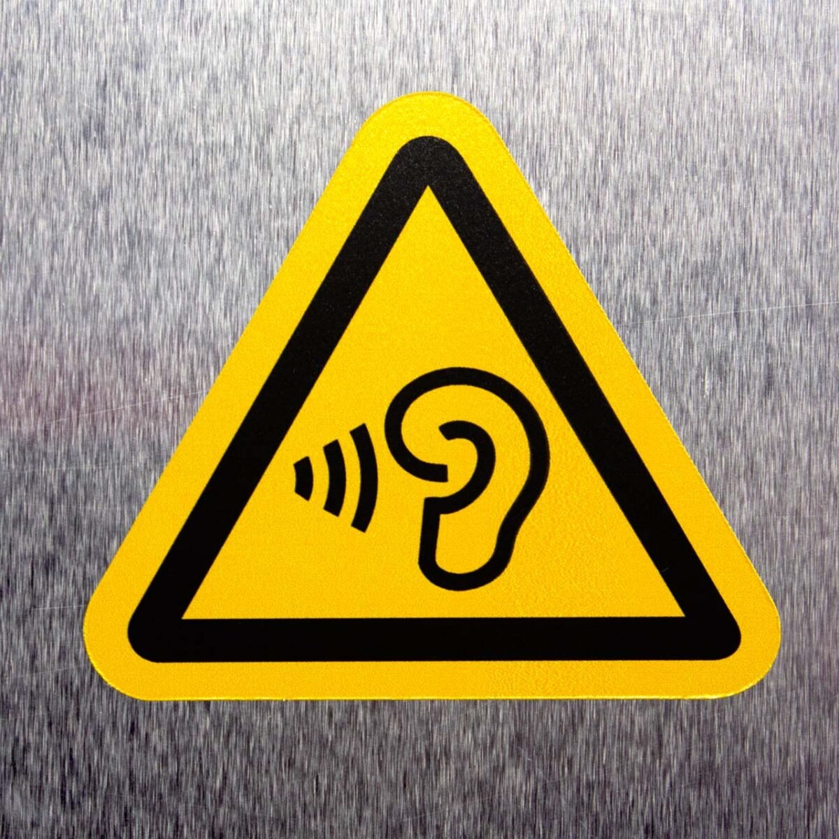 IMG_5823 "High Volume Hazard" Decal – ANSI/ISO W087 (10 Pack)