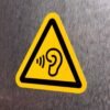 "High Volume Hazard" Sign – ANSI/ISO W087