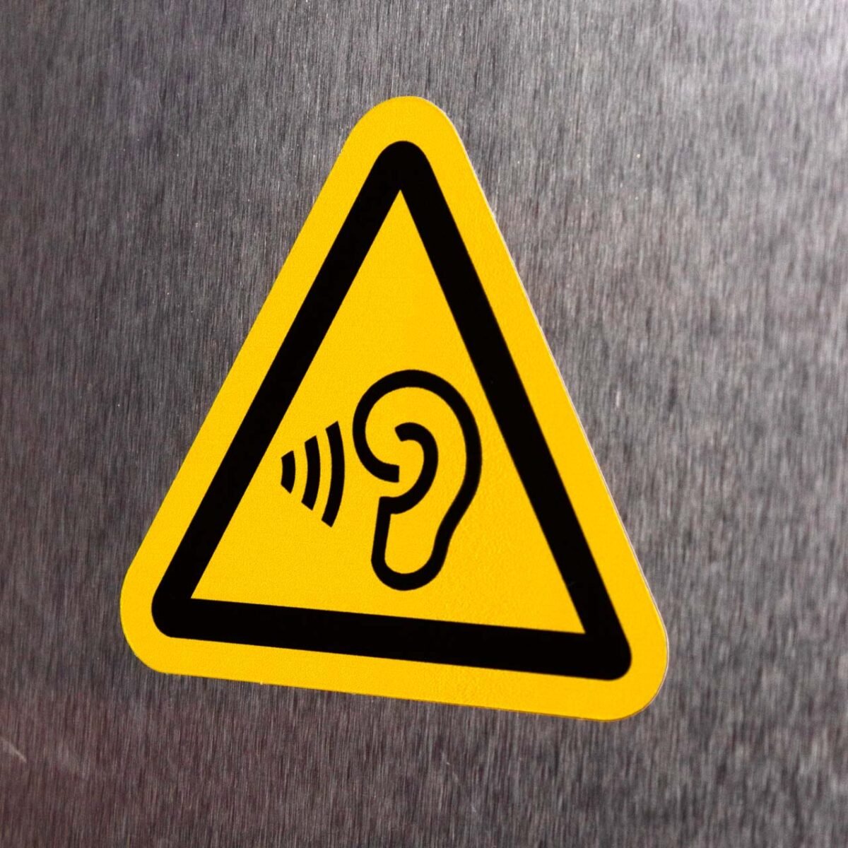 "High Volume Hazard" Sign – ANSI/ISO W087