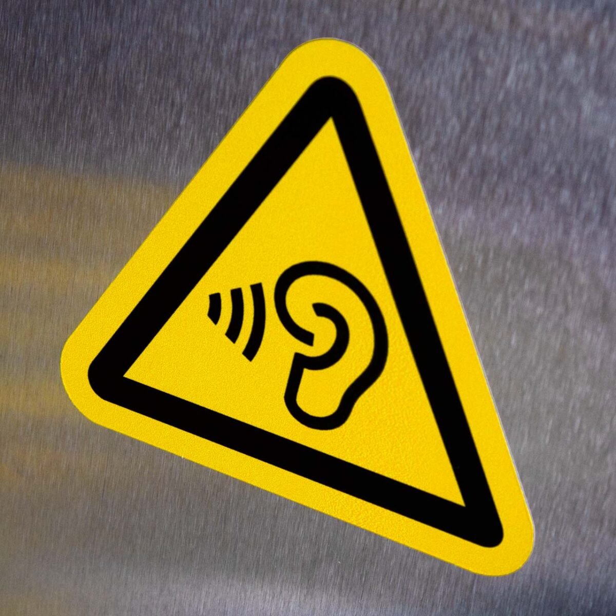 "High Volume Hazard" Sign – ANSI/ISO W087