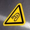 "High Volume Hazard" Sign – ANSI/ISO W087