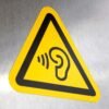 "High Volume Hazard" Sign – ANSI/ISO W087