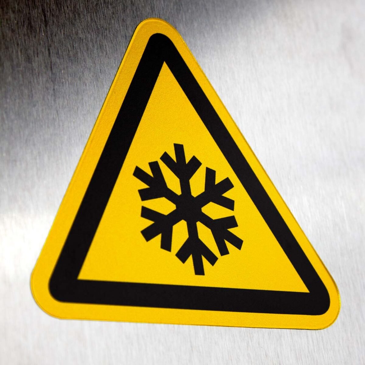 "Cold Hazard" Sign – ANSI/ISO W010