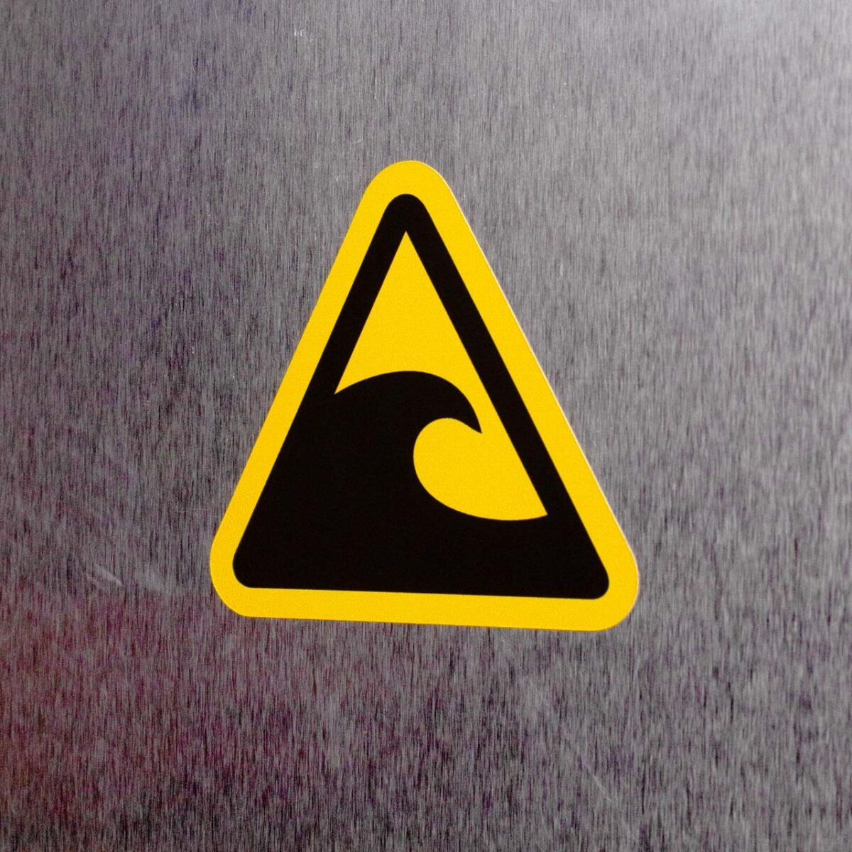 "Tsunami Zone" Sign – ANSI/ISO W056