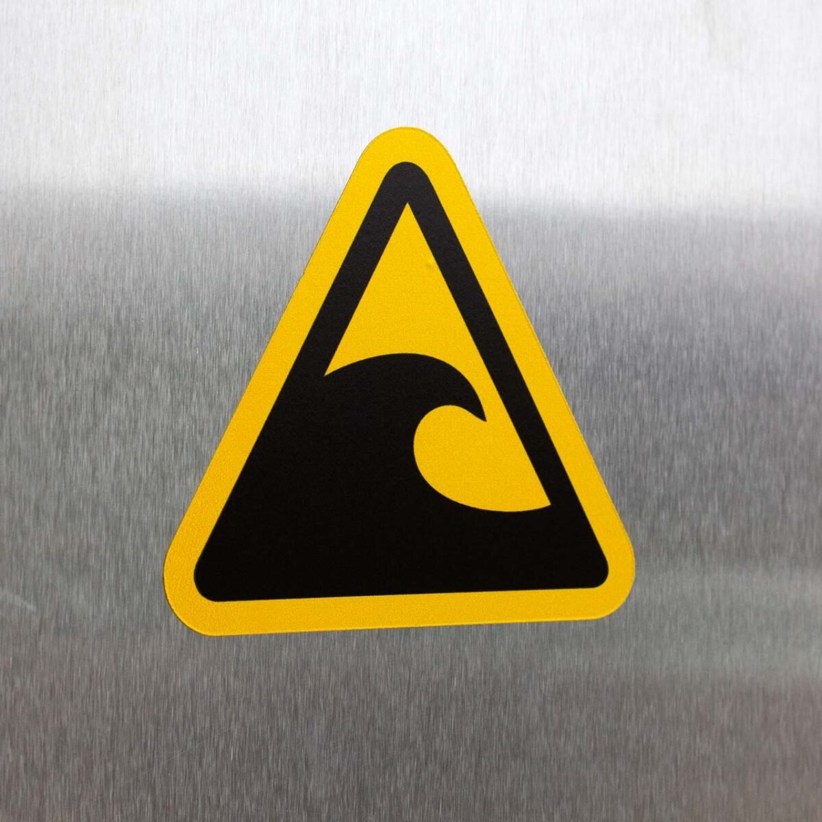 "Tsunami Zone" Sign – ANSI/ISO W056