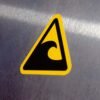 "Tsunami Zone" Sign – ANSI/ISO W056