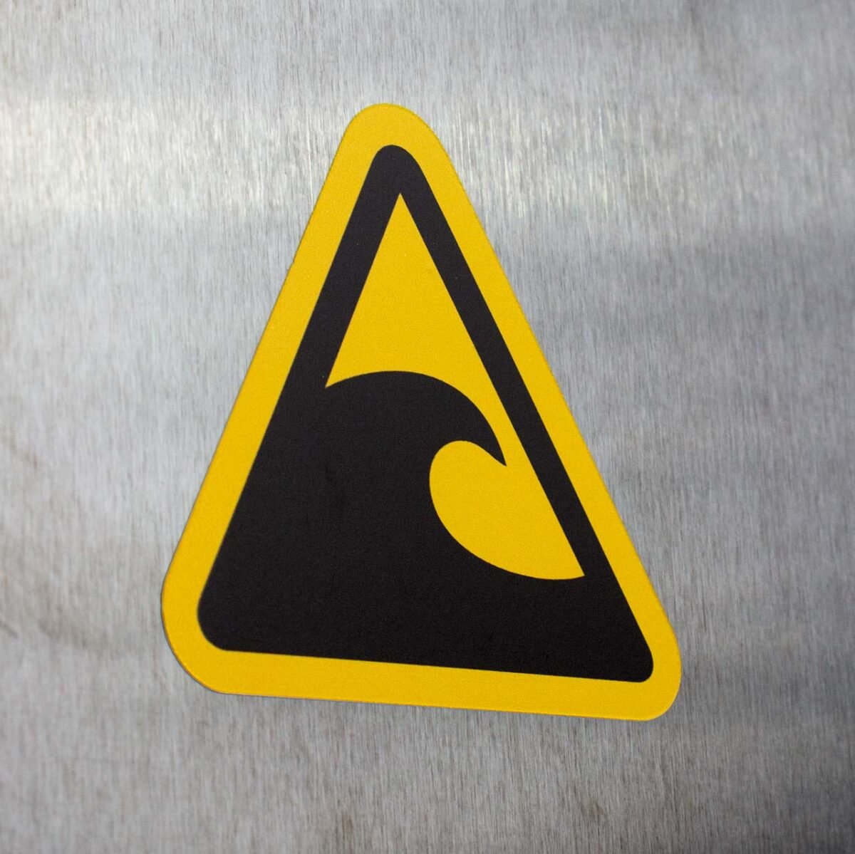"Tsunami Zone" Sign – ANSI/ISO W056