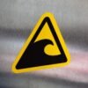 "Tsunami Zone" Sign – ANSI/ISO W056