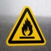 "Flammable Material" Sign – ANSI/ISO W021