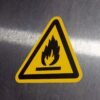"Flammable Material" Sign – ANSI/ISO W021