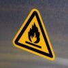 "Flammable Material" Sign – ANSI/ISO W021
