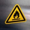 "Flammable Material" Sign – ANSI/ISO W021