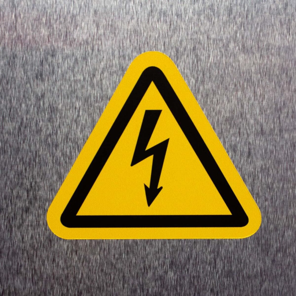 "Electricity Hazard" Decal – ANSI/ISO W012 (10 Pack)