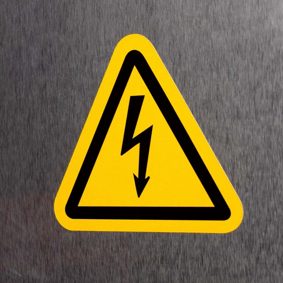 "Electricity Hazard" Sign – ANSI/ISO W012