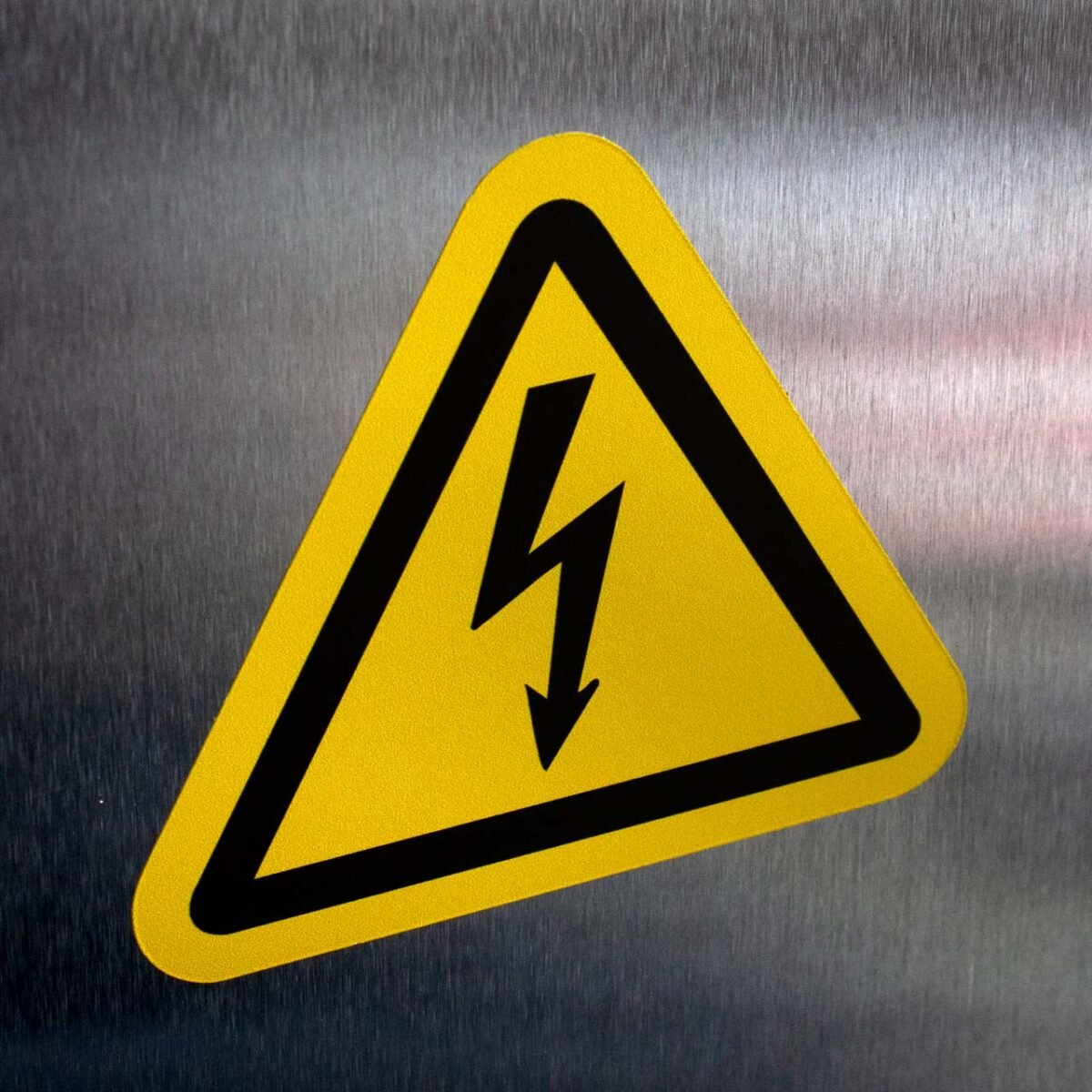 "Electricity Hazard" Sign – ANSI/ISO W012