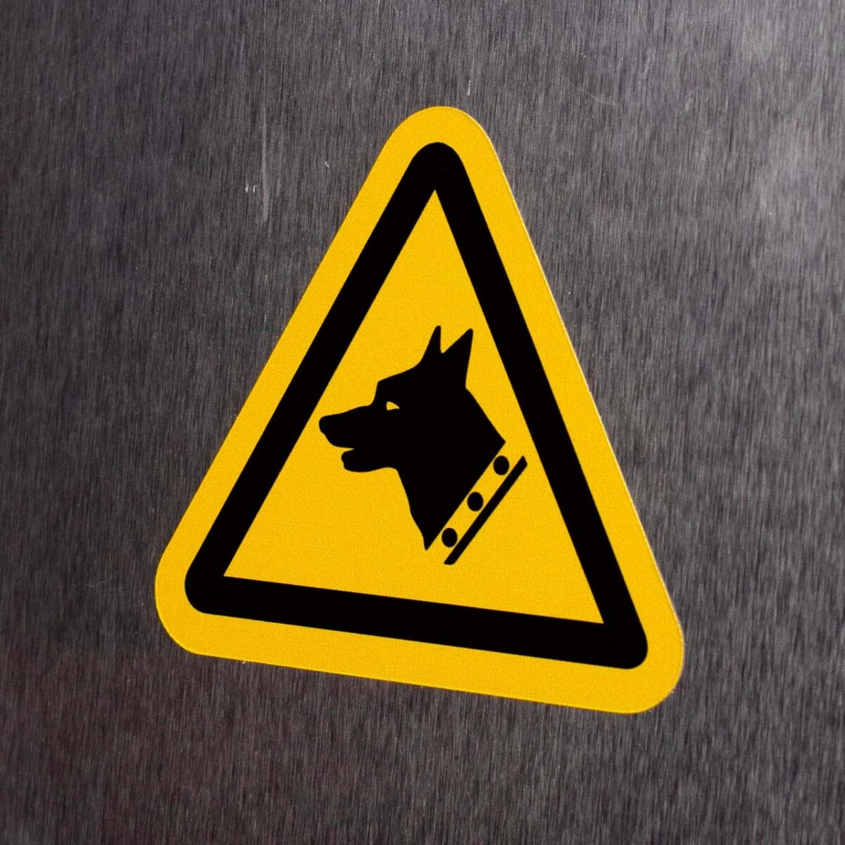 "Guard Dog" Sign – ANSI/ISO W013