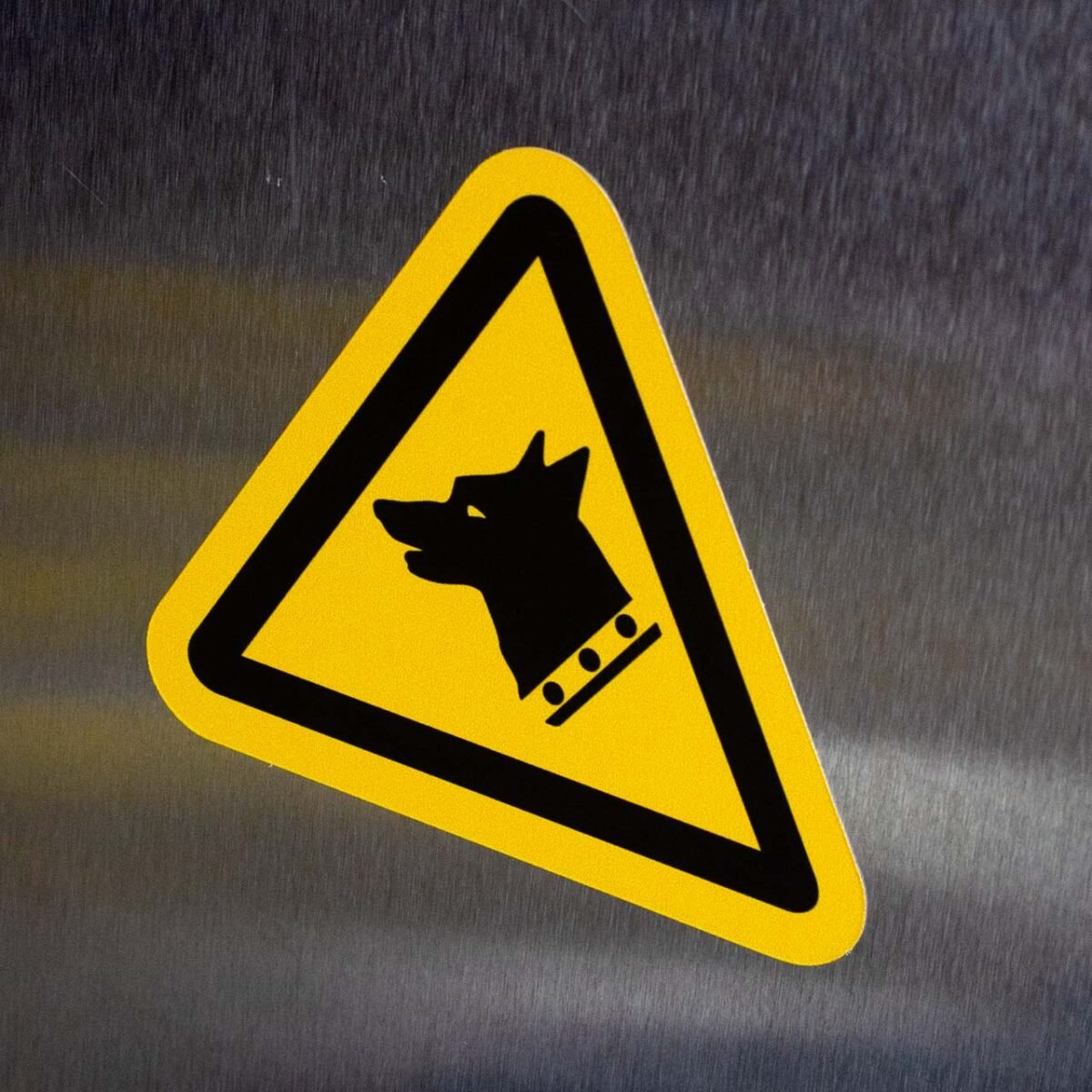 "Guard Dog" Sign – ANSI/ISO W013