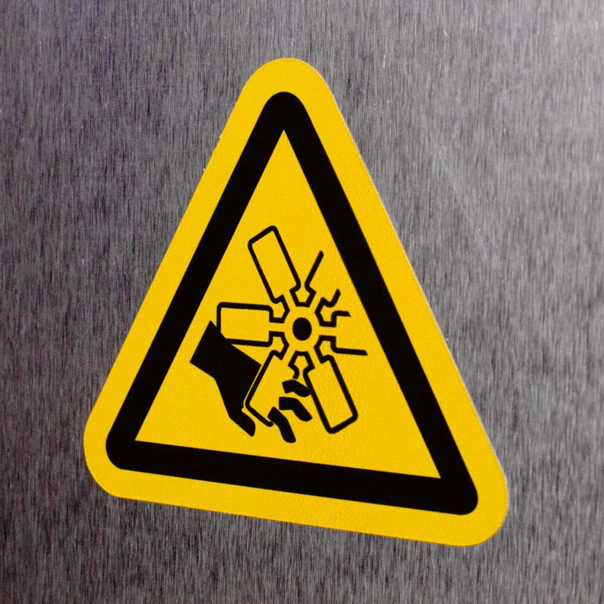 "Moving Blades Hazard" Sign – ANSI/ISO W088