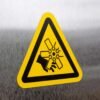 "Moving Blades Hazard" Sign – ANSI/ISO W088
