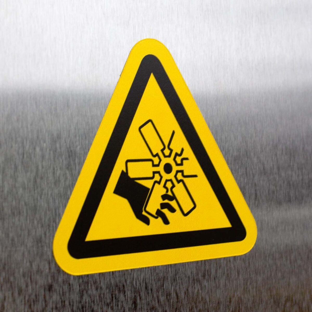 "Moving Blades Hazard" Sign – ANSI/ISO W088