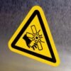 "Moving Blades Hazard" Sign – ANSI/ISO W088