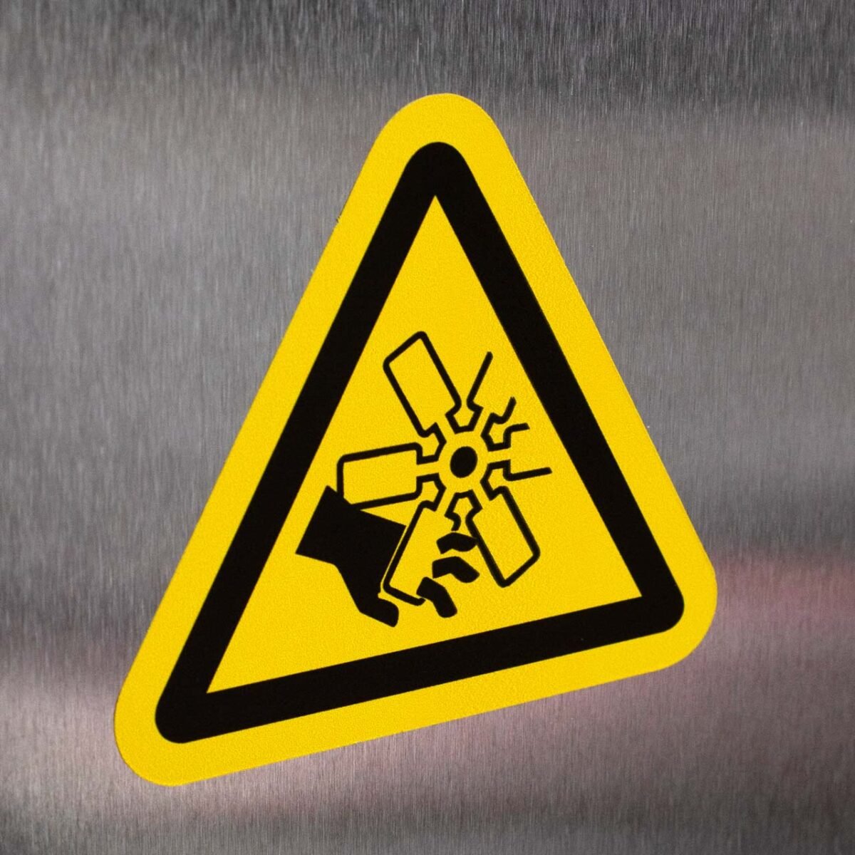 "Moving Blades Hazard" Sign – ANSI/ISO W088