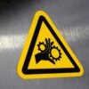 "Moving Gears Hazard" Sign – ANSI/ISO W089