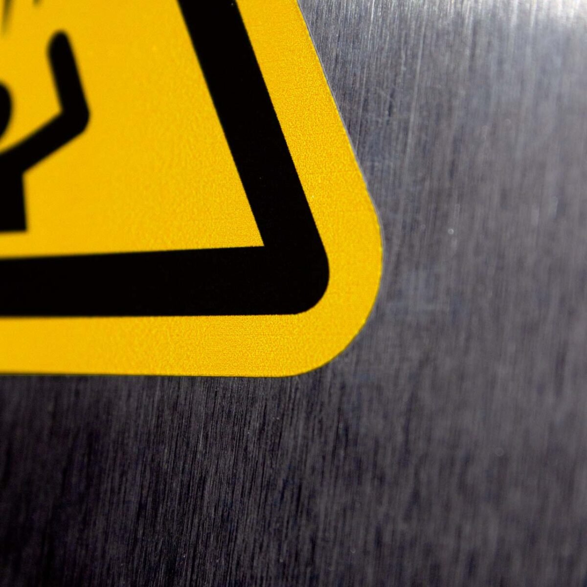 "Quicksand Hazard" Sign – ANSI/ISO W061