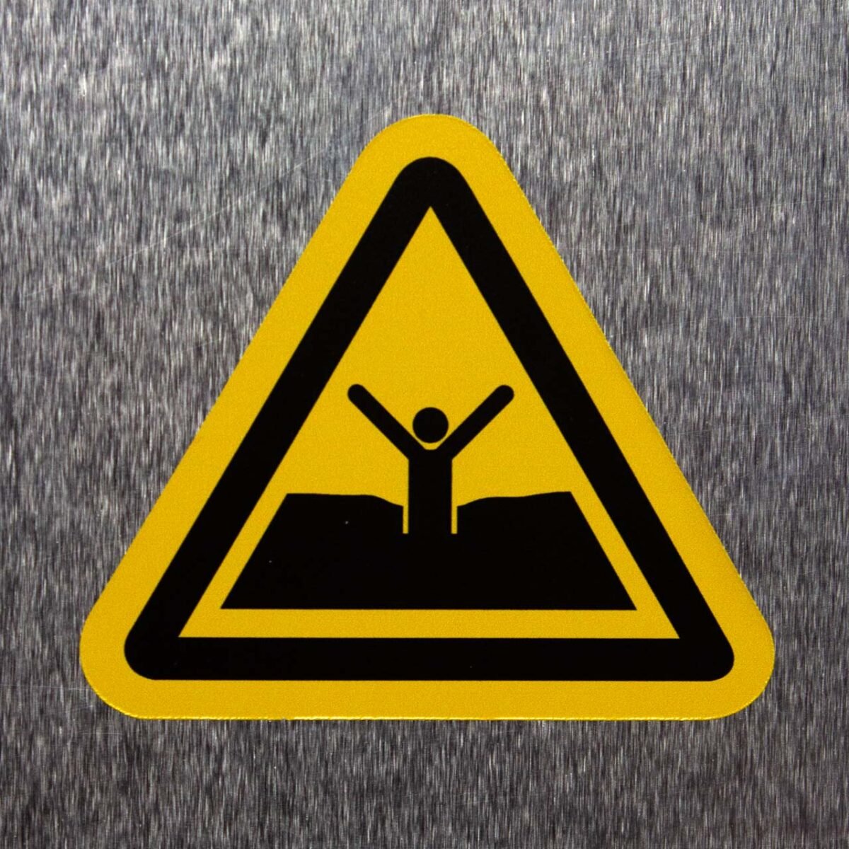 IMG_6076 "Quicksand Hazard" Decal – ANSI/ISO W061 (10 Pack)