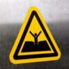"Quicksand Hazard" Sign – ANSI/ISO W061