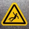 "Fall Hazard" Sign – ANSI/ISO W008