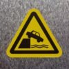 "Unprotected Edge Hazard" Sign – ANSI/ISO W051