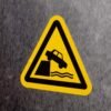 "Unprotected Edge Hazard" Sign – ANSI/ISO W051