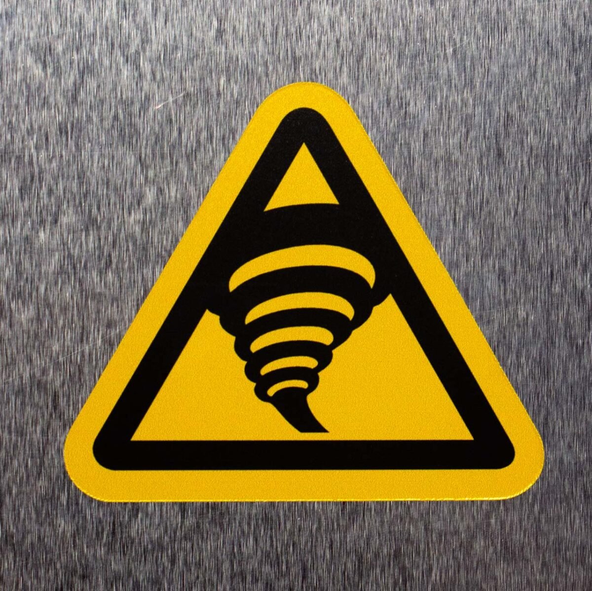 "Tornado Zone Hazard" Sign – ANSI/ISO W074