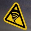 "Tornado Zone Hazard" Sign – ANSI/ISO W074