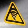 "Tornado Zone Hazard" Sign – ANSI/ISO W074