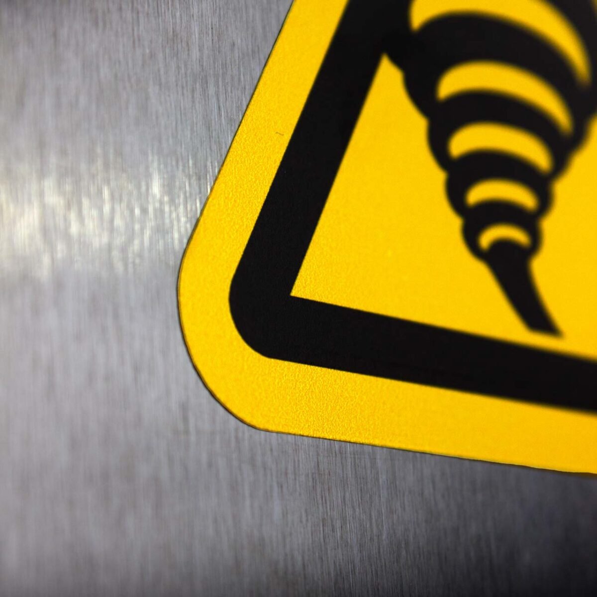 "Tornado Zone Hazard" Sign – ANSI/ISO W074