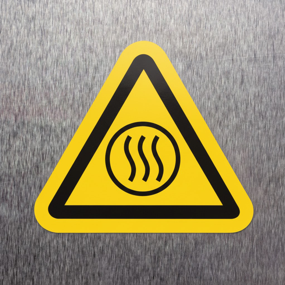 burnh "Burn Hazard" Decal – ANSI/ISO W079 (10 Pack)