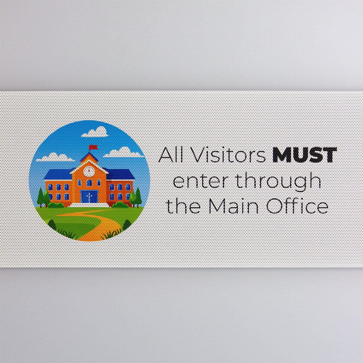 Custom Perforated Door Banners (Pack of 2)