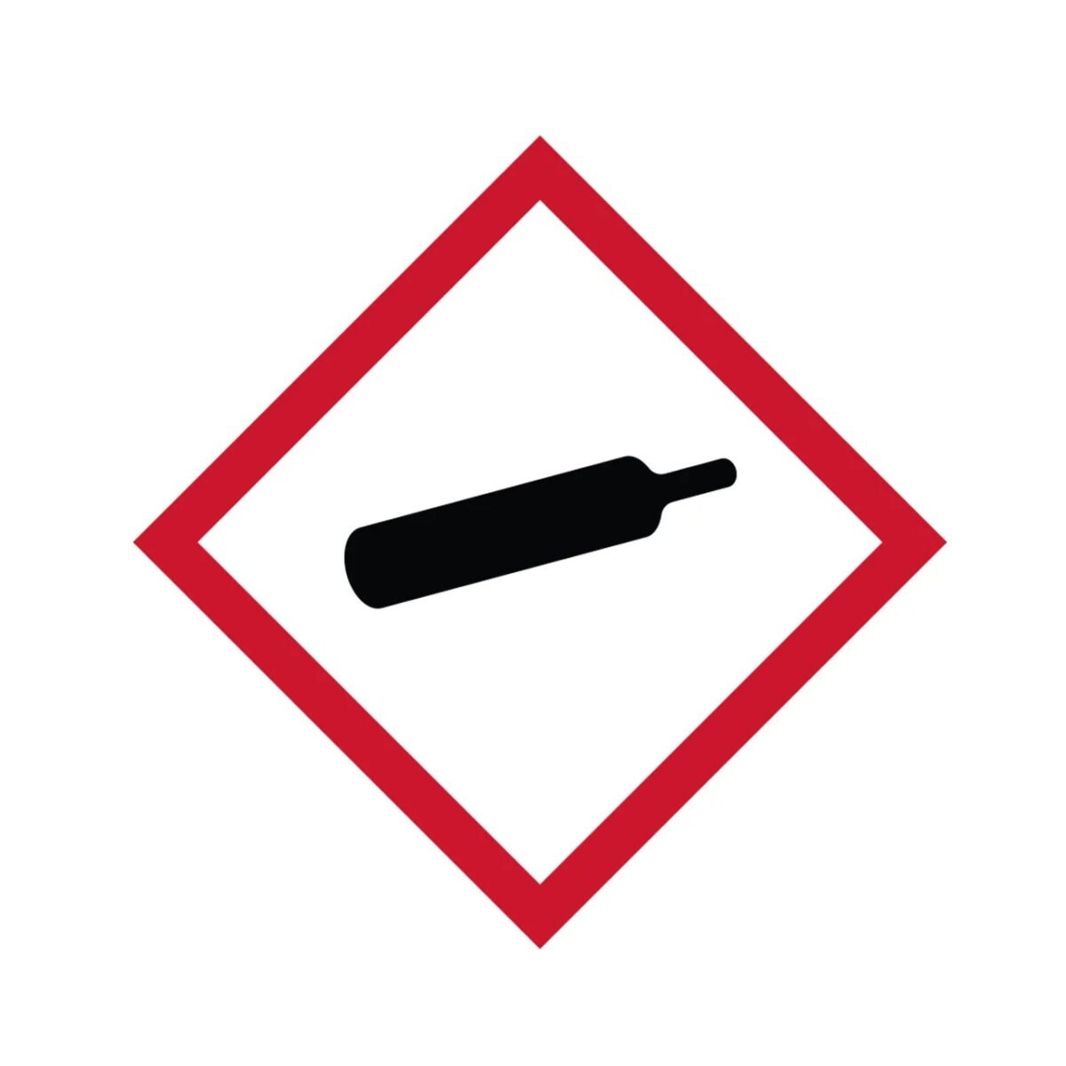 "Gas Cylinder" GHS Pictogram Sign – OSHA/DOT GHS04