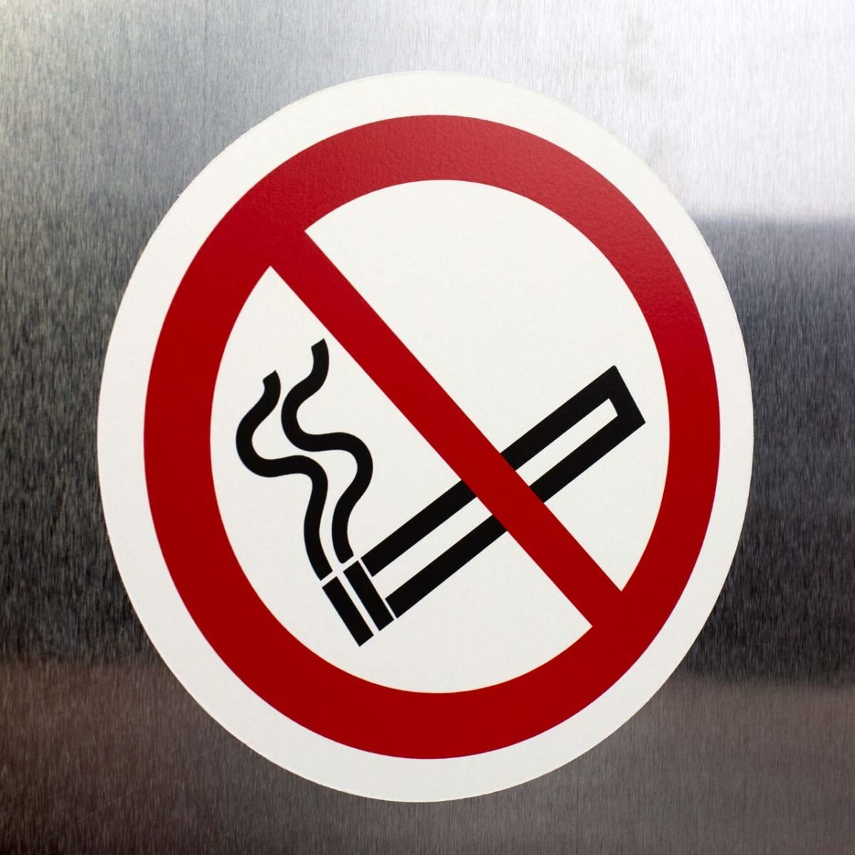 "No Smoking" Decal – ANSI/ISO P002 (5 Pack)