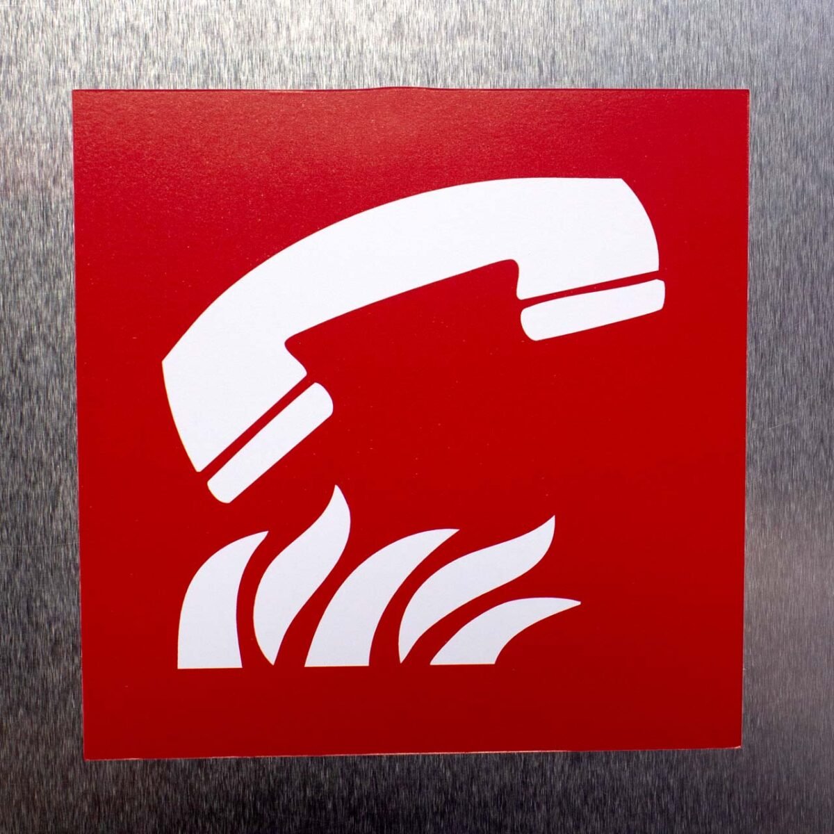 "Fire Emergency Telephone" Sign – ANSI/ISO F006